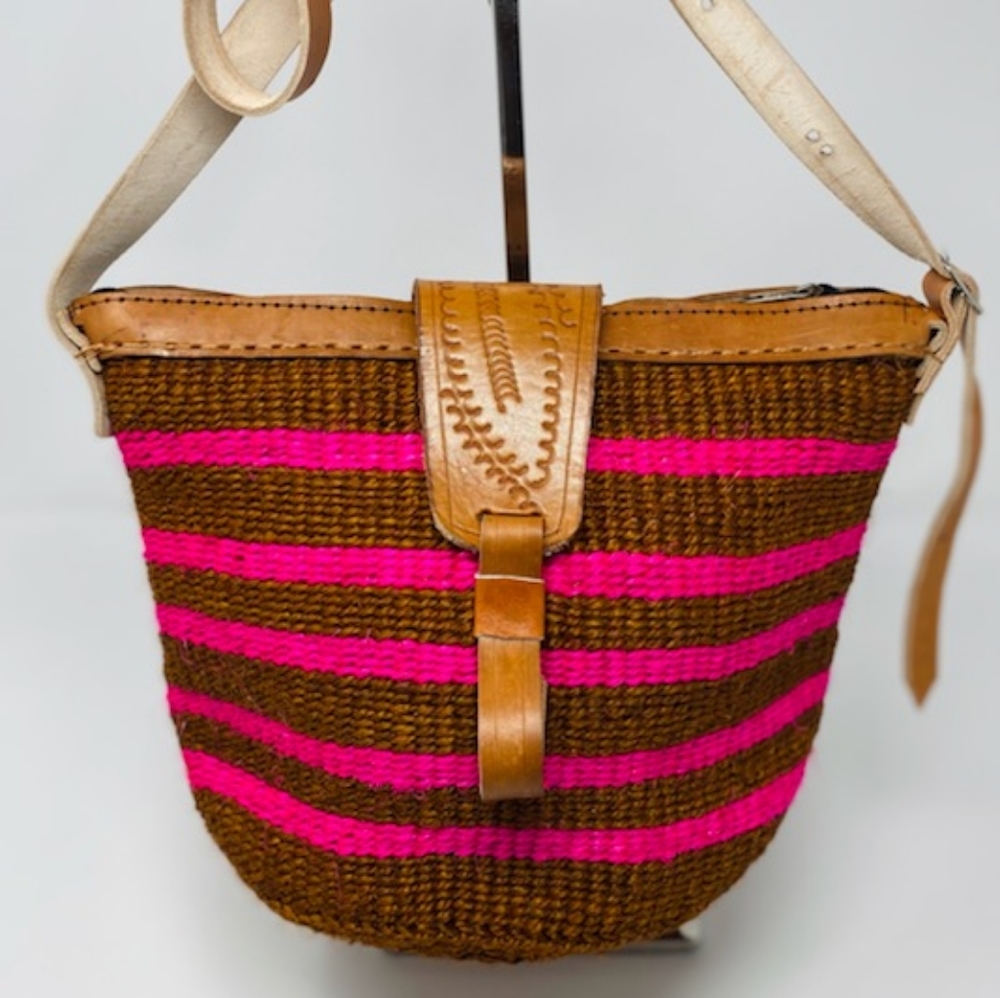 Kenyan hand woven purse